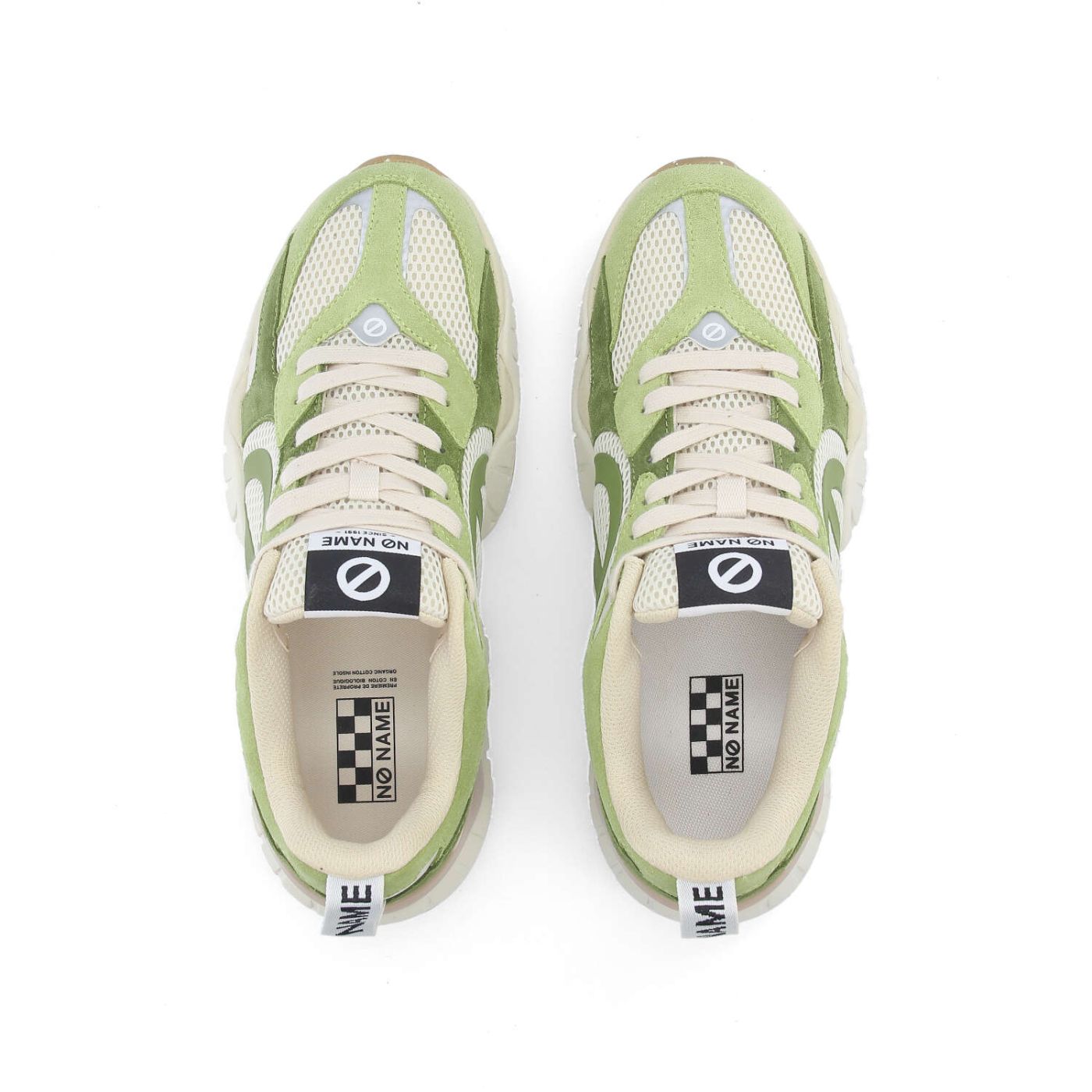 KRAZEE RUNNER M - SUEDE/MESH/SUED - VERDE MELA/BEIGE/VERDE SALVIA